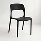 Silla de Comedor o Terraza Alto Tráfico Kentucky - Negra - Miniatura 1
