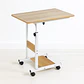 Mesa escritorio ajustable para computador roble - Miniatura 1