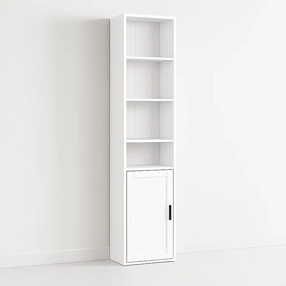 Librero MultiStore con Puerta - Blanco 1