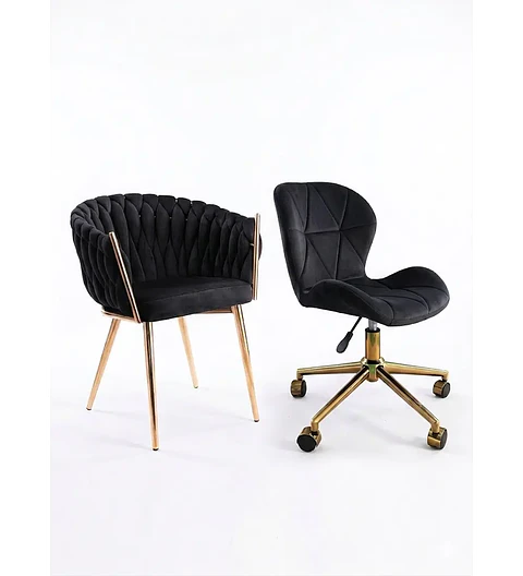 Combo Sitial Queen + Silla Mariposa de Escritorio Velvet