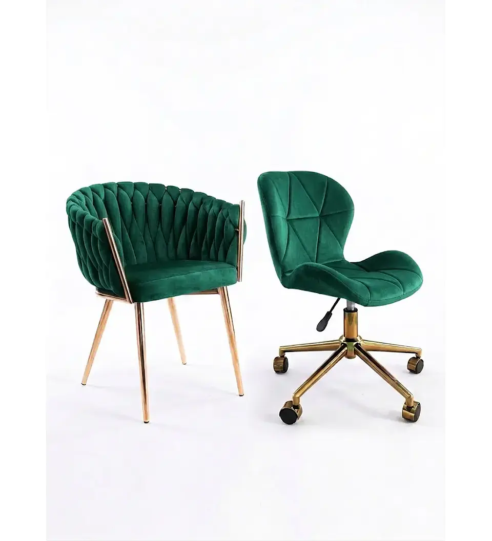 Combo Sitial Queen + Silla Mariposa de Escritorio Velvet 2