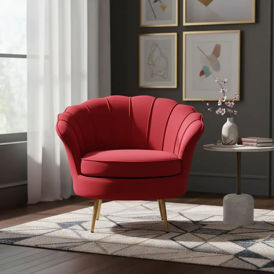 Poltrona Flor Terciopelo 1
