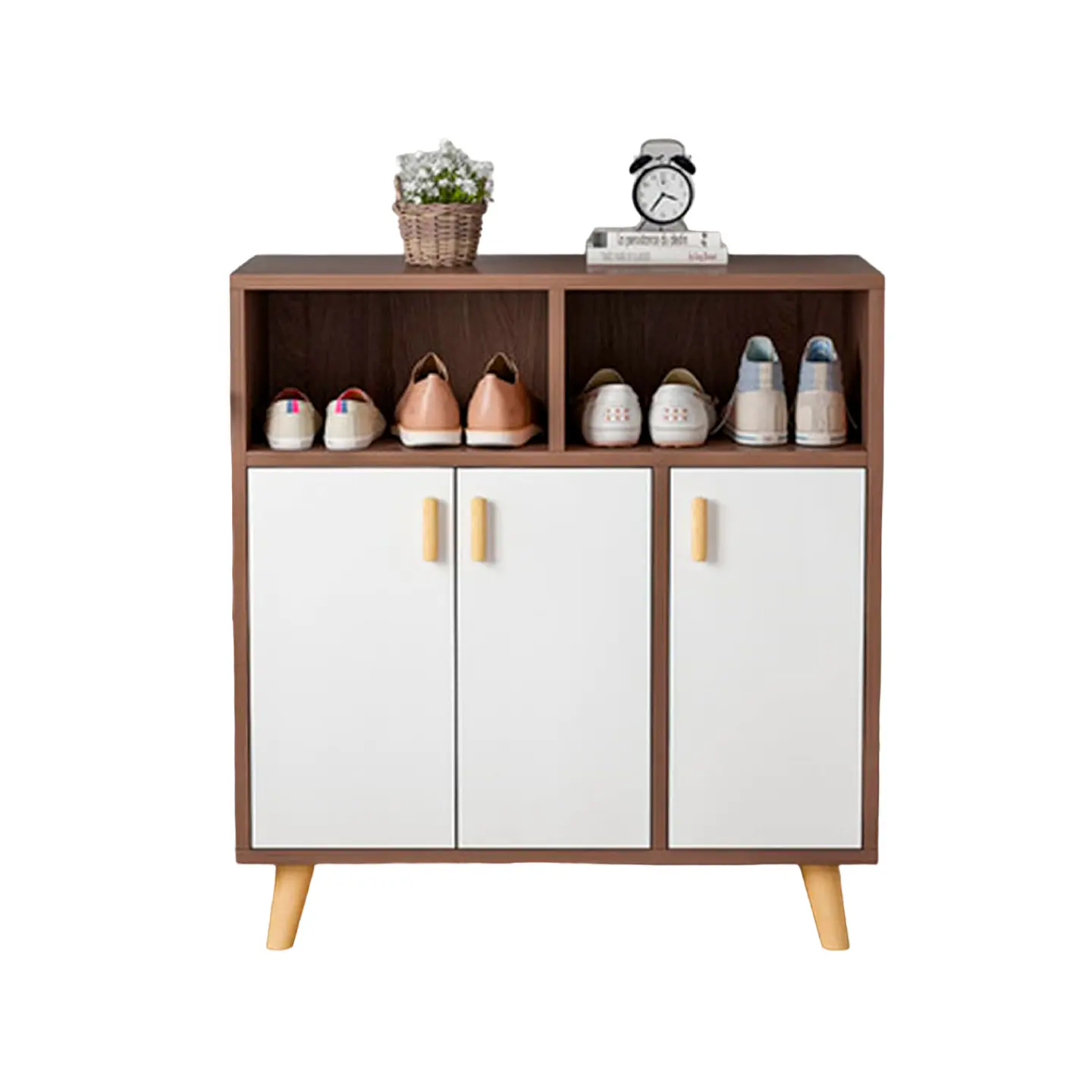 Cómoda Zapatero blanca madera MDF 3