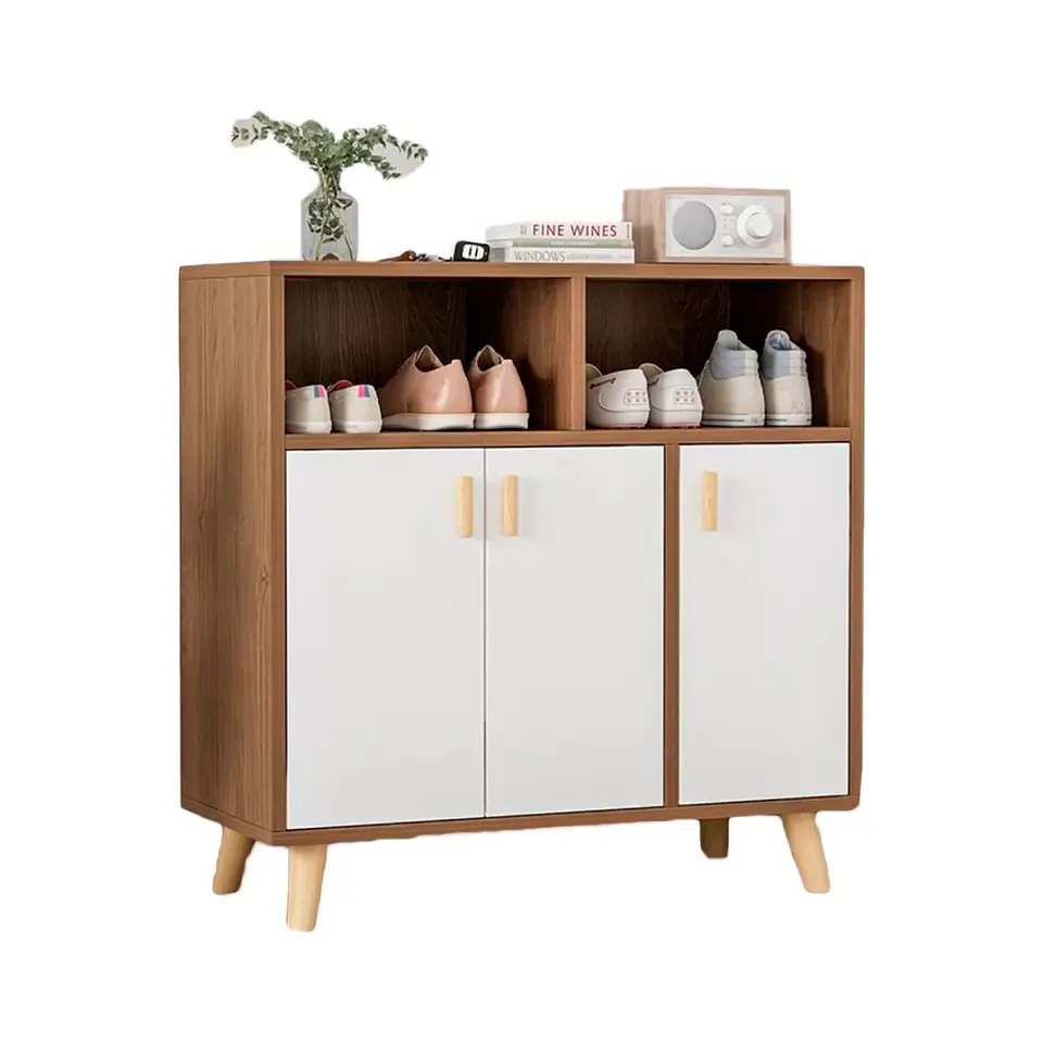 Cómoda Zapatero blanca madera MDF 5