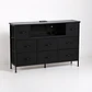 Mueble Organizador LED Xtreme Multimedia con Estación de Carga Integrada - Negro - Miniatura 2
