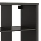 Estante Modular Zyno con 8 Compartimentos 39x76x146 - Negro - Miniatura 2