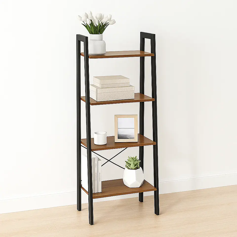 Estantería Industrial Loft Rack 4 Pisos 34,5x56x138.5 4
