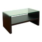 Mesa de centro moderna madera walnut wood vidrio - Miniatura 7