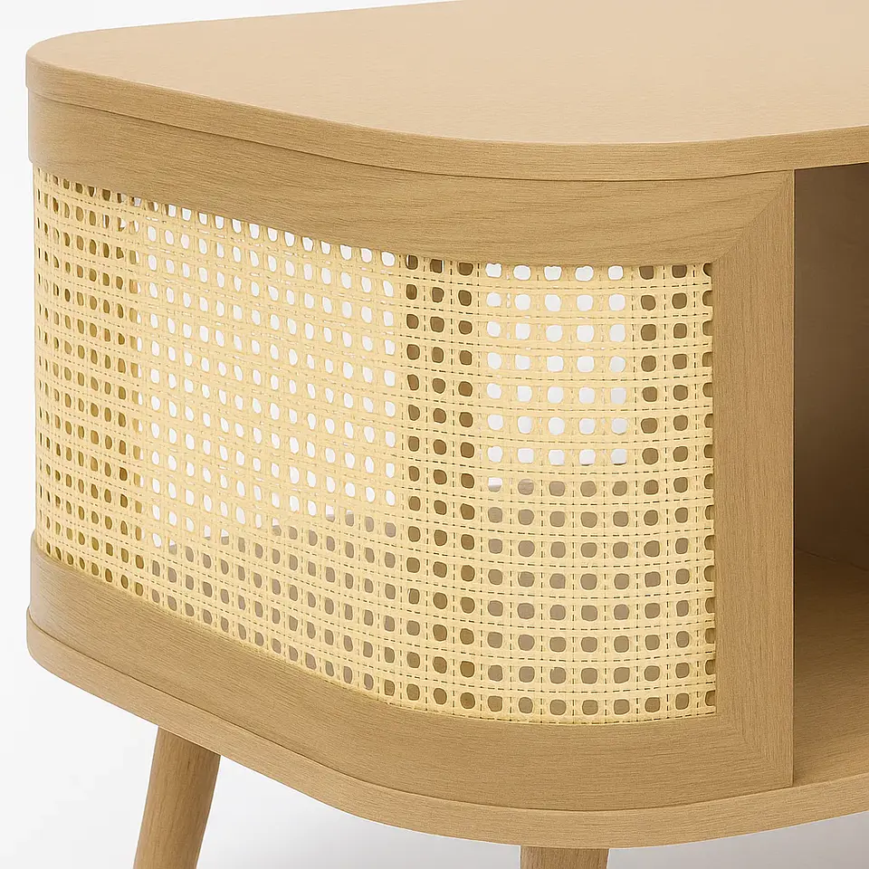 Mesa de Centro Siena Rattan - Natural 3