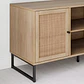 Rack de TV o Buffet Rattan Rustico Dos Puertas - Miniatura 5