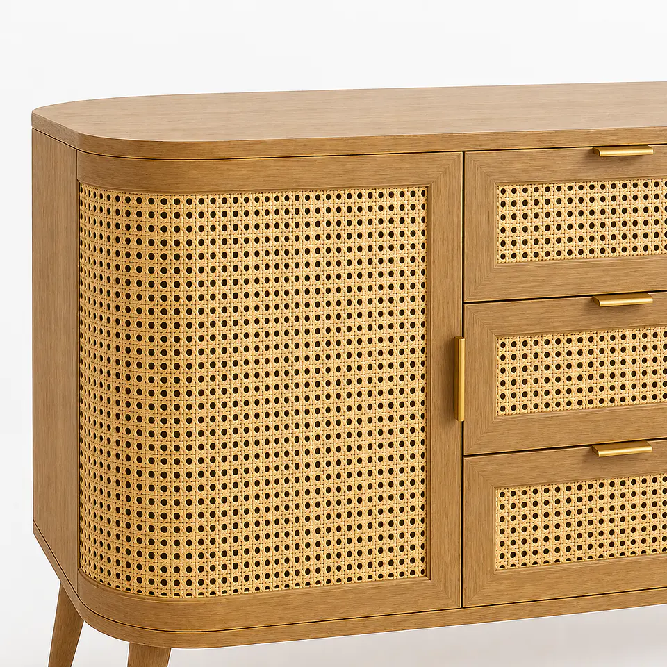 Rack de TV Siena Rattan - Natural 2