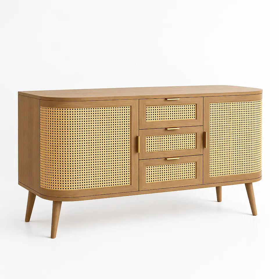 Rack de TV Siena Rattan - Natural 5