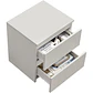 Velador Cajon Doble Minimal 30x40 - Blanco - Miniatura 3