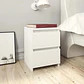 Velador Cajon Doble Minimal 30x40 - Blanco - Miniatura 5