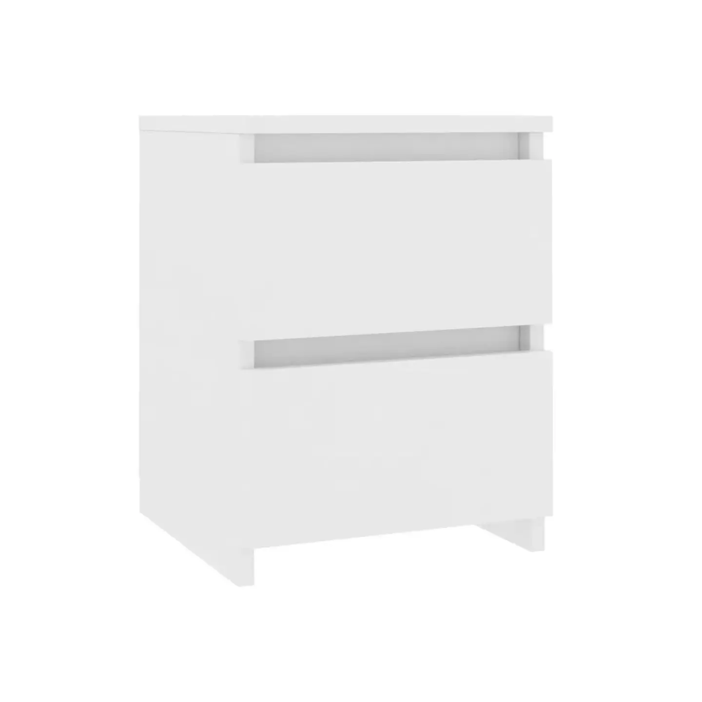 Velador Cajon Doble Minimal 30x40 - Blanco 7
