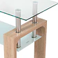 Mesa de arrimo Rectangular de vidrio - Miniatura 3