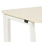Escritorio Flex Compacto Mdf - Natural Blanca - Miniatura 5