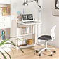 Escritorio Multifuncional Blanco - Compacto con Estanterías 64x20x82 - Miniatura 4