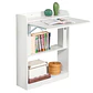 Escritorio Multifuncional Blanco - Compacto con Estanterías 64x20x82 - Miniatura 5