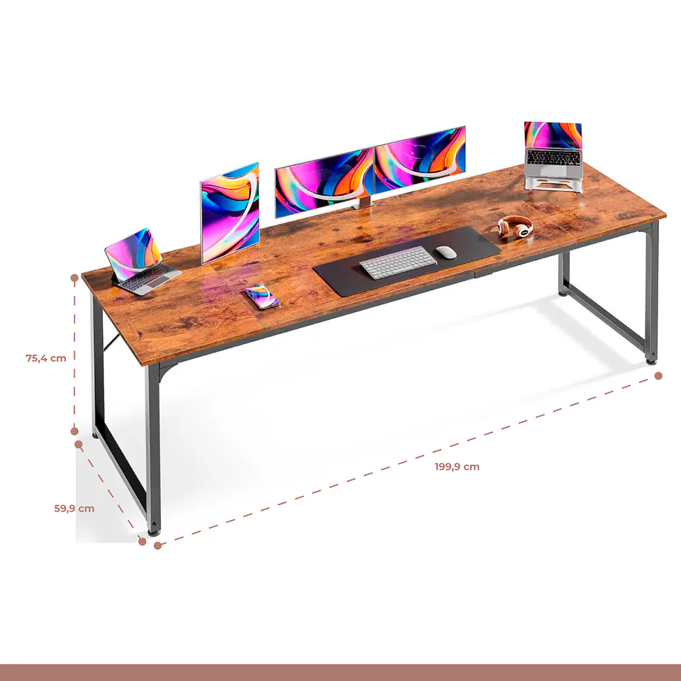 Escritorio Gamer XL 200cm 3
