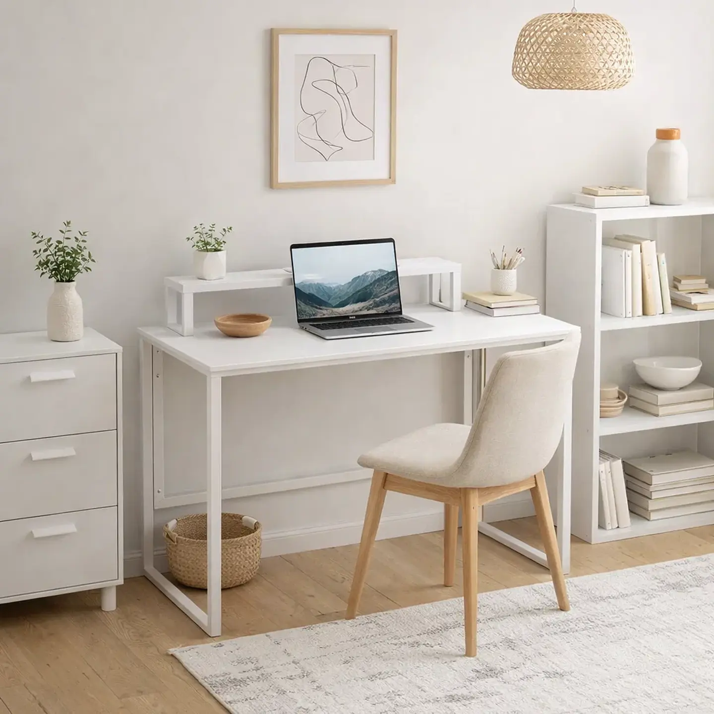 Mesa escritorio plegable Breta 100x48x75 4