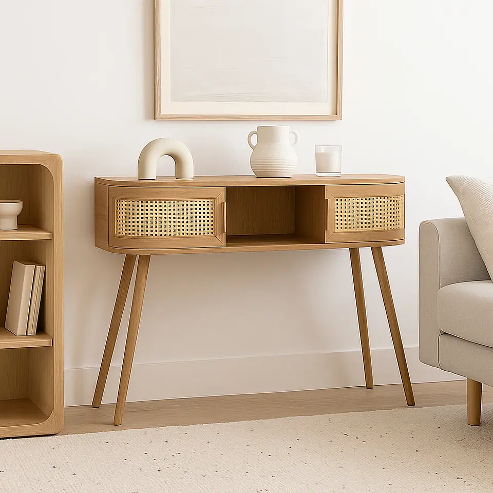 Escritorio Siena Rattan - Natural 3
