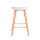 Pack de 4 Taburetes Nordic - Blanco - Miniatura 4