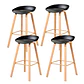 Pack de 4 Taburetes Nordic - Blanco - Miniatura 5
