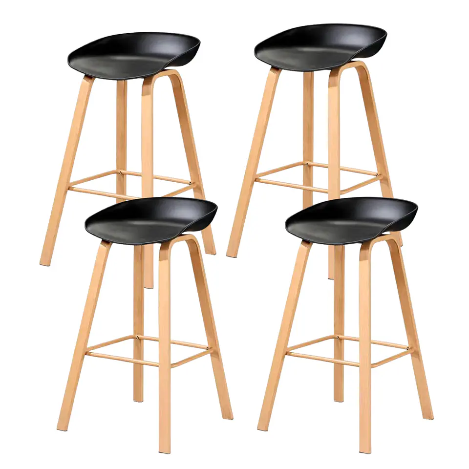 Pack de 4 Taburetes Nordic - Blanco 5