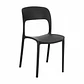 Silla de Comedor o Terraza Alto Tráfico Kentucky - Negra - Miniatura 2