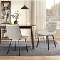 Pack de 2 Sillas de Comedor Macron Acolchada Terciopelo - Beige - Miniatura 7