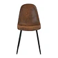 Silla Spoon Ecocuero vintage café oscuro - Miniatura 4