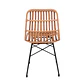 Silla de Comedor Terraza Rattan Grecia Color Madera - Miniatura 7
