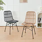 Silla de Comedor Terraza Rattan Grecia Color Madera - Miniatura 8