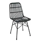 Silla de Comedor Terraza Rattan Grecia Color Madera - Miniatura 11