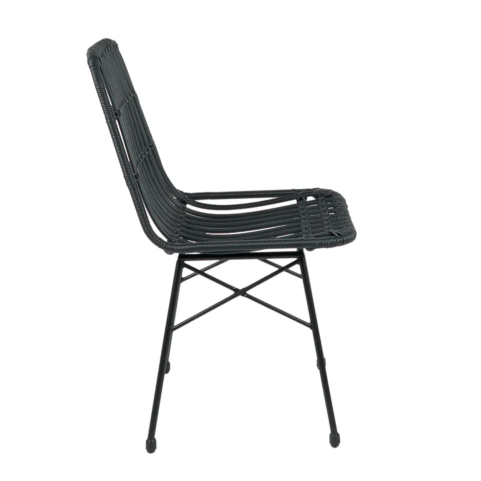 Silla de Comedor Terraza Rattan Grecia Color Madera 12