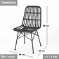 Silla de Comedor Terraza Rattan Grecia Color Madera - Miniatura 17