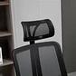 Silla de oficina mesh negra ejecutiva con apoyabrazos y cabeza - Miniatura 10