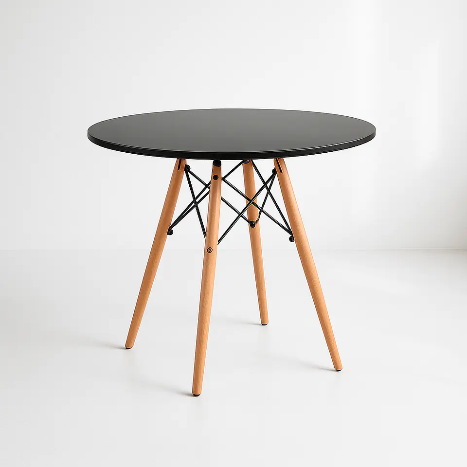 Mesa de Comedor Eames 100cm redonda 1