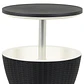 Mesa Alta Nami Outdoor Multifuncional de Rattan Sintético - Negro - Miniatura 2