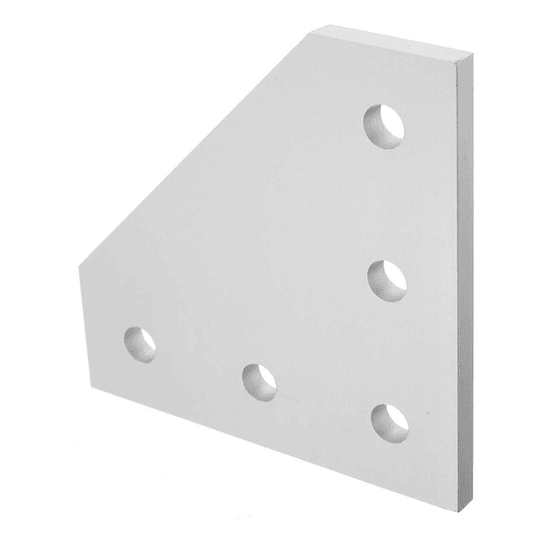 Placa Escuadra 90° Angulo Perfil Estructural Aluminio 40mm (Pack 2 Und) 1