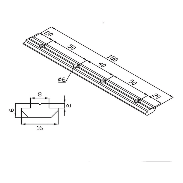 Unión recta perfiles estructurales 30x30 (Pack 2 Und) 2