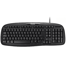 Teclado USB Estandar Negro ESPANOL KKS-050S Klip Xtreme - Image 1