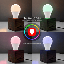 Ampolleta LED inteligente Multicolor pack 3 unid. Wi-Fi 220V - NHB-C120 - Image 3