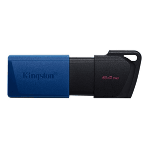 Pendrive Kingston Exodia M 64gb 3.2gen Negro/Azul