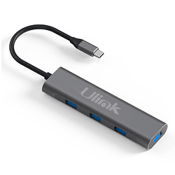 HUB USB C de 4 puertos USB 3.0 / Mod. UL-HUBC401 - Image 1