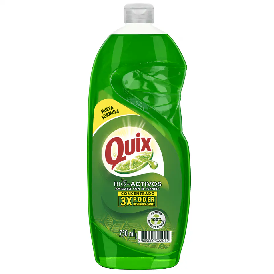 Lavalozas Líquido Quix Botella 750 ml 1