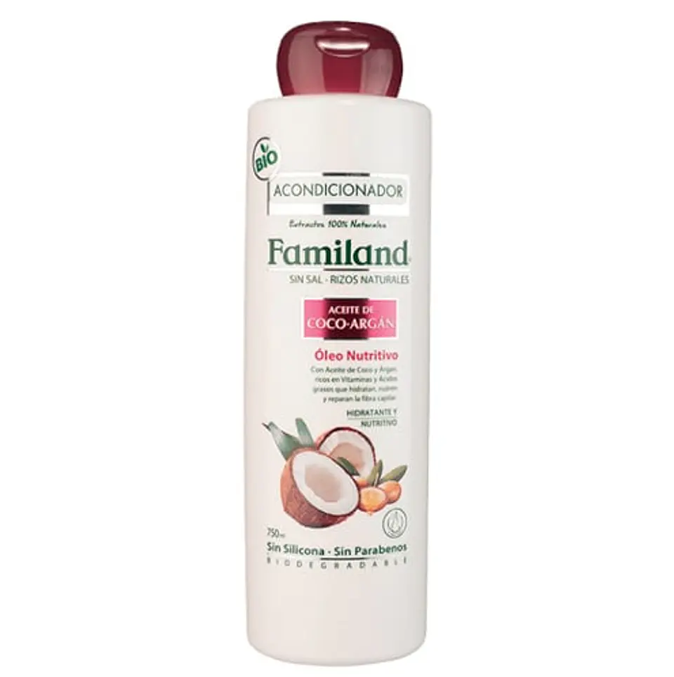 Familand Acondicionador Aceite Coco Argán 750Ml 1