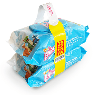 PACK TOALLA HUMEDA BEBE BRILLEX 2X80UNI