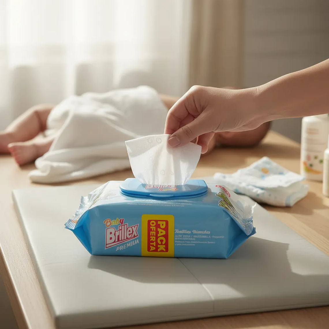 PACK TOALLA HUMEDA BEBE BRILLEX 2X80UNI 4